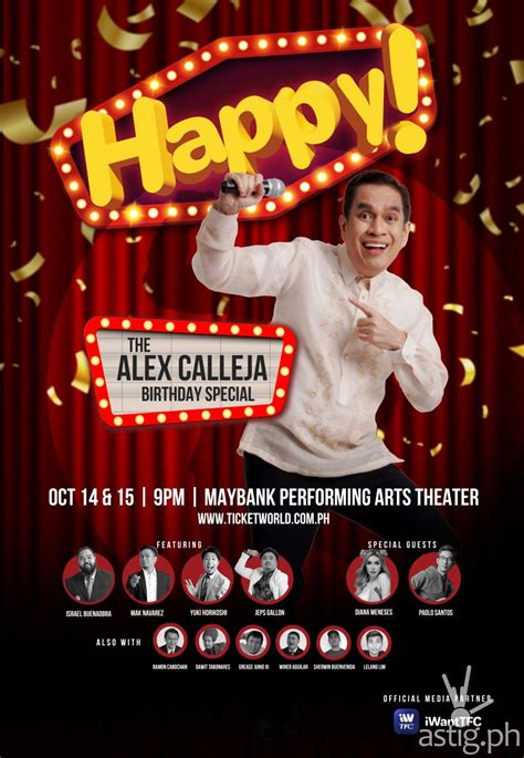 alex calleja comedy manila issue|Alex Calleja celebrates 50th birthday with special .
